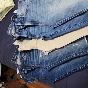 American Eagle and Hollister Jeans